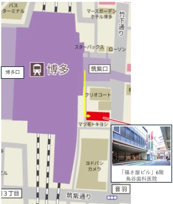 駅からの道順
