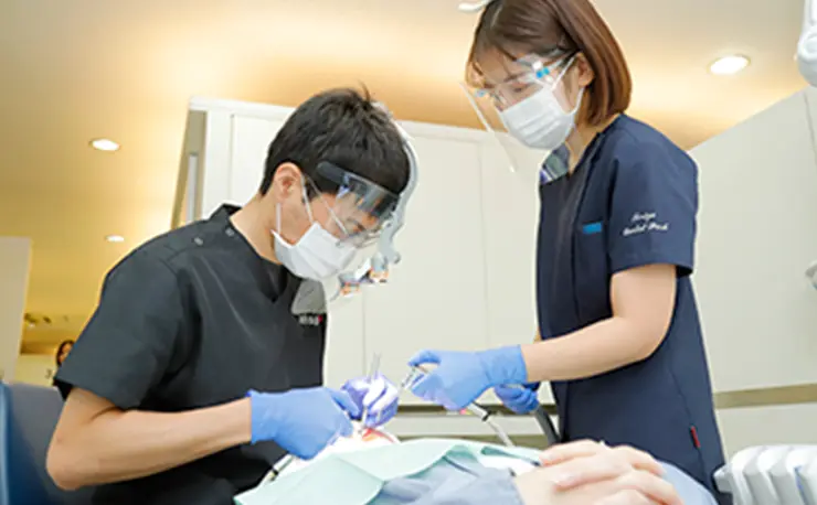 むし歯や歯周病の治療